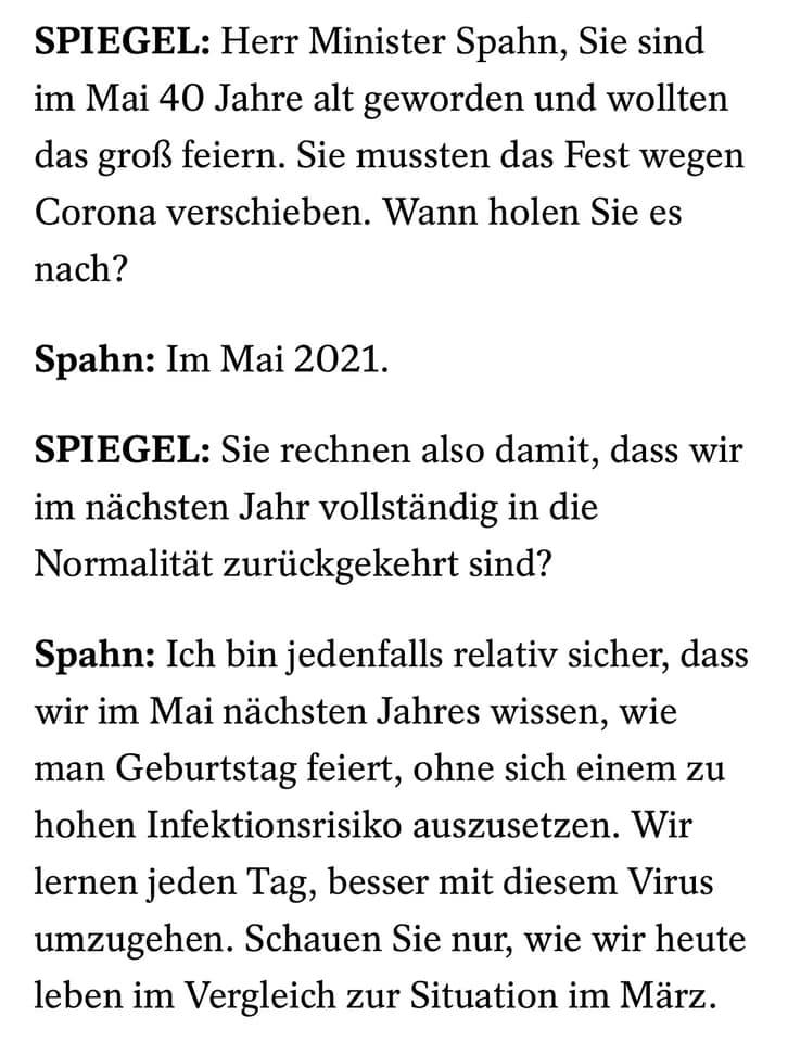 Die Strategie der Bundesregierung wurde im Spiegel-Interview am 3.7.2020 klar